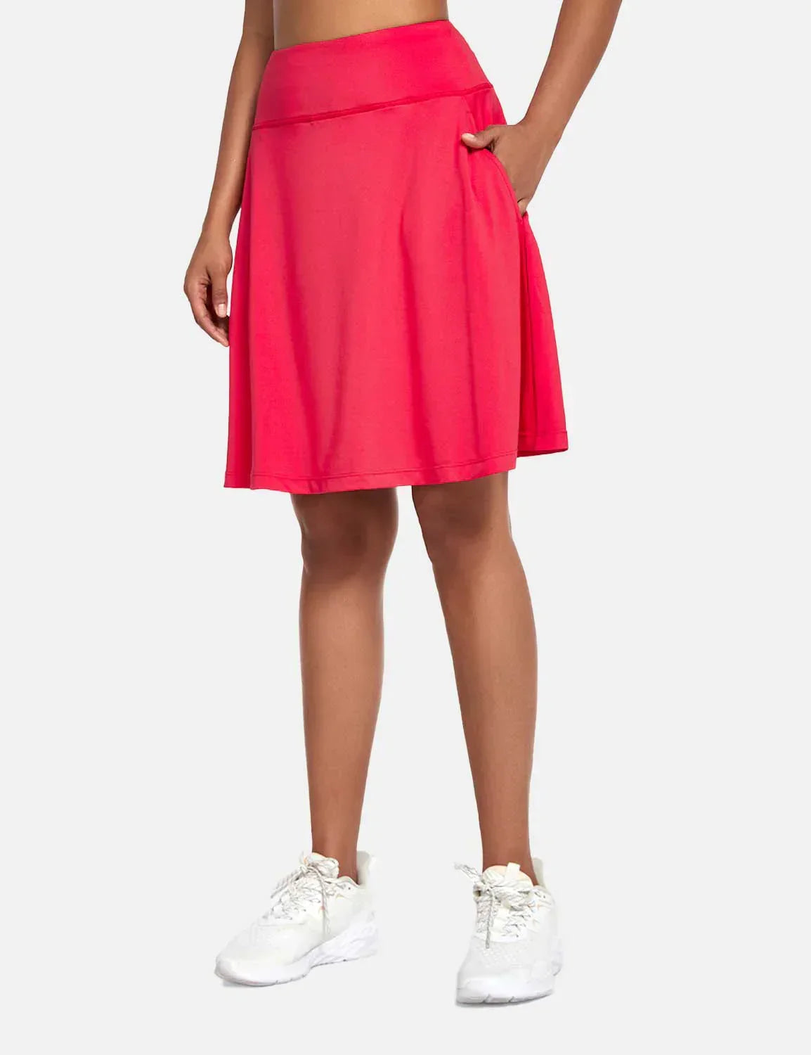 Women's Summer Skirt with UPF50+, High Waist, Pleated Skirt, Integrated Lining and Pockets