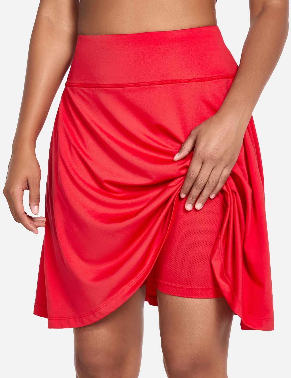 Women's Summer Skirt with UPF50+, High Waist, Pleated Skirt, Integrated Lining and Pockets