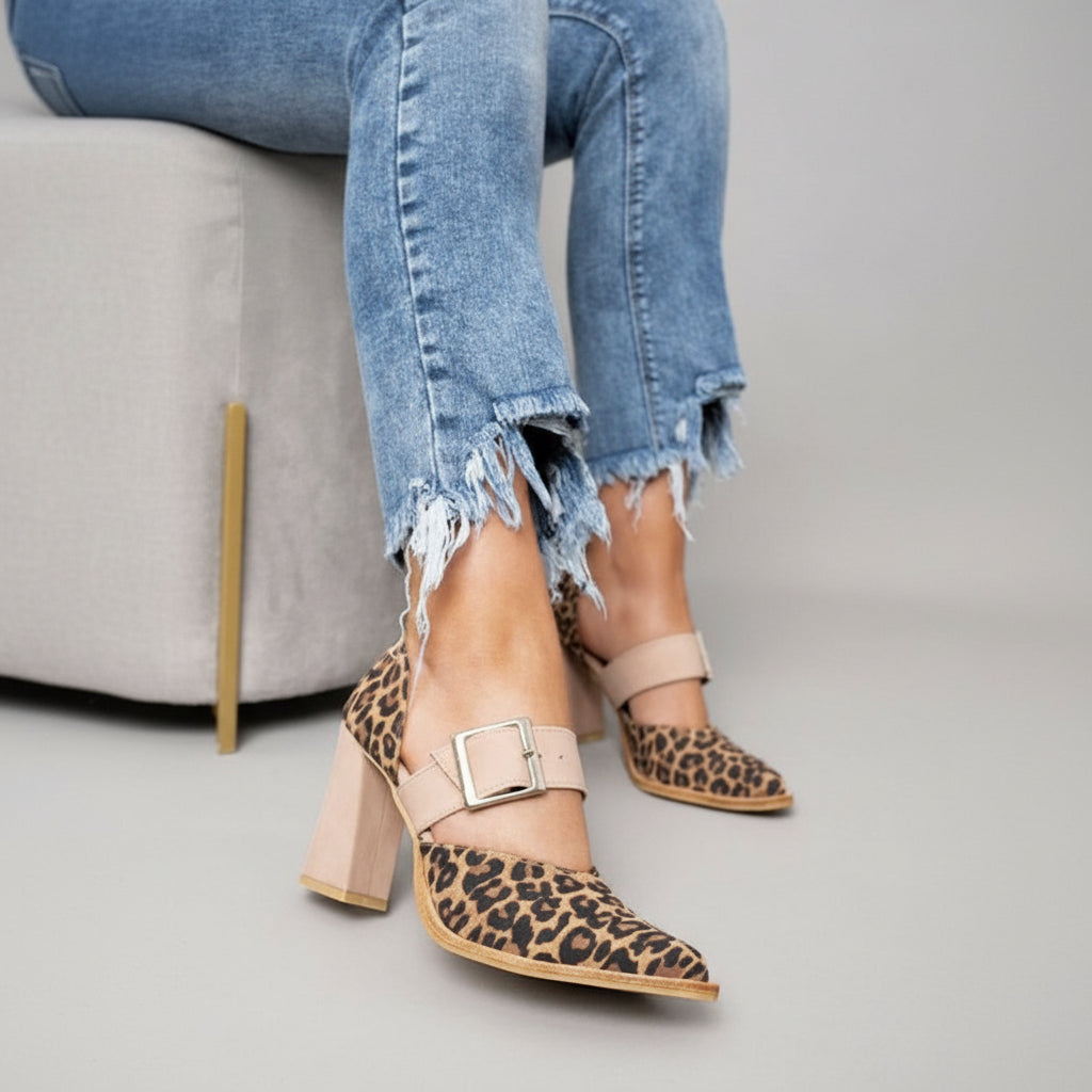 Damen-Pumps Mit Hohem Absatz, Spitzer Zehenpartie, Zum Hineinschlüpfen, Gummisohle