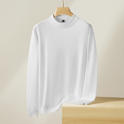 Men's Knit Sweater with Light and Soft Texture