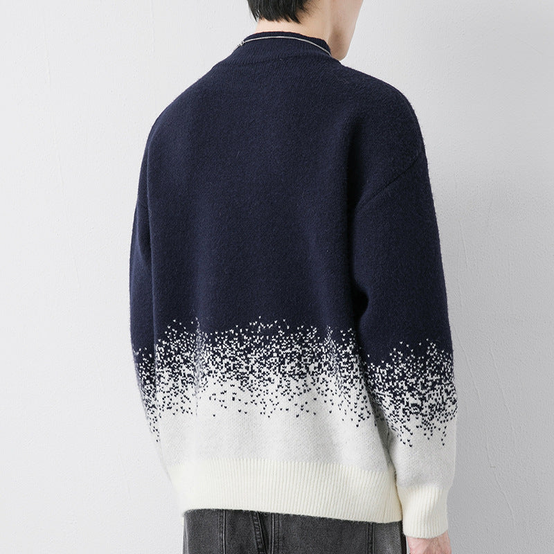 Herrenpullover mit Farbverlauf für warme Winterlooks