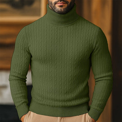 Klassischer Herren-Rollkragenpullover für Herbst- und Winterlooks