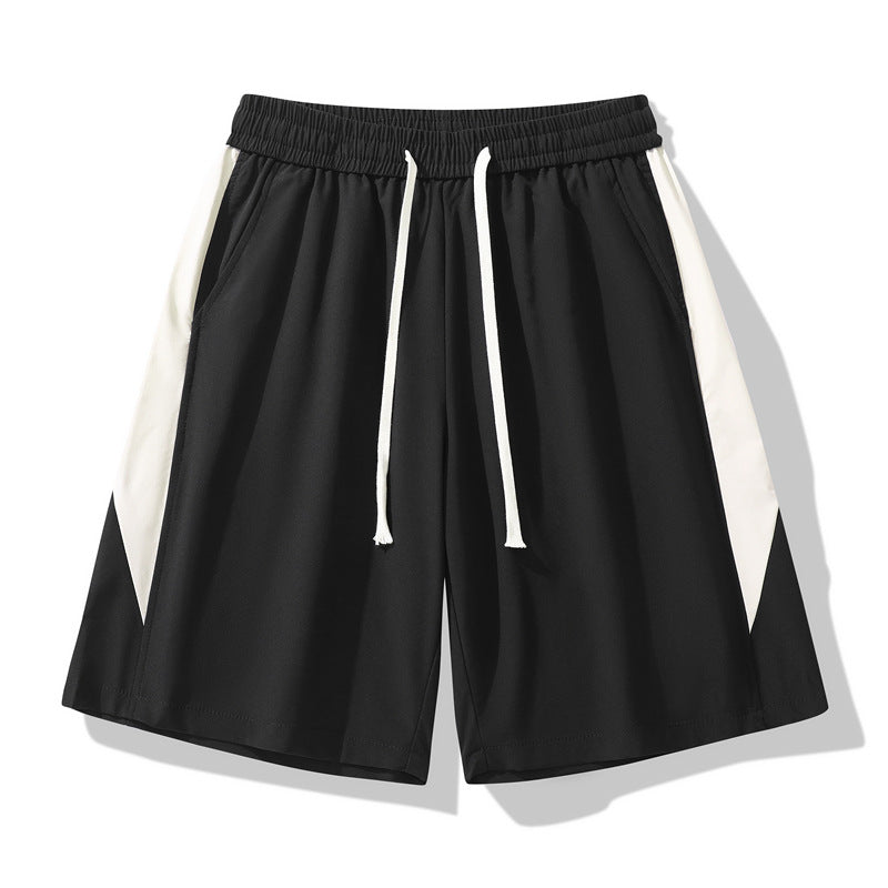 Herren Sommer-Sportshorts, Leicht, Locker Geschnitten, Gerader Schnitt, Mikro-Elastik