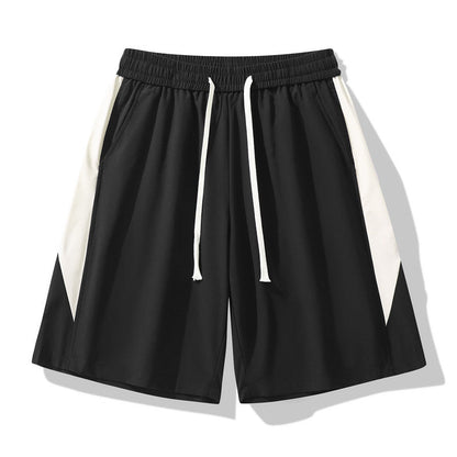Herren Sommer-Sportshorts, Leicht, Locker Geschnitten, Gerader Schnitt, Mikro-Elastik