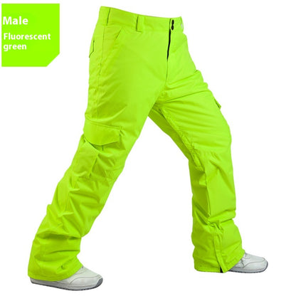 Herren Skihose Atmungsaktives Isoliertes Design Mit Lockerer Passform