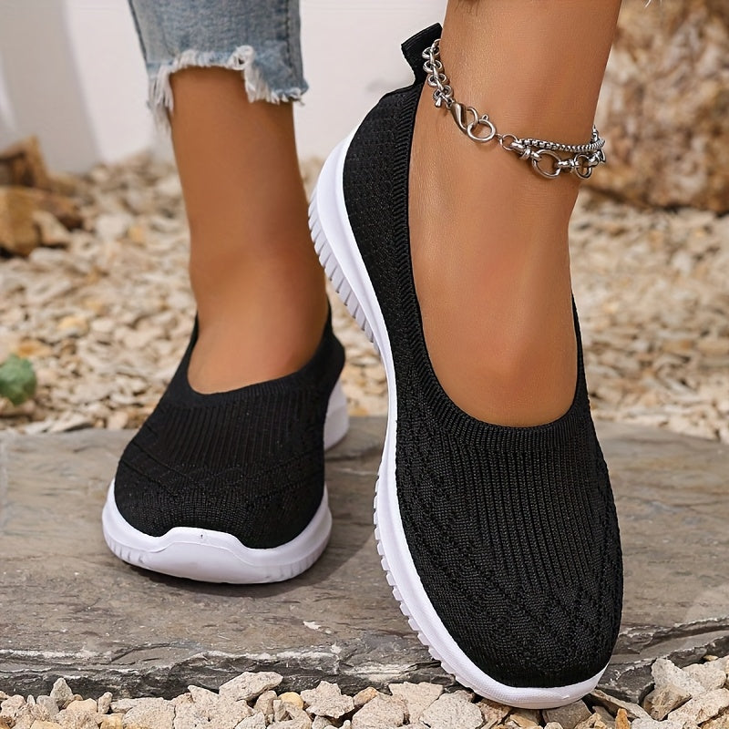 Damen Sommer Hausschuhe Atmungsaktiv Slip-On Rutschfest Fußunterstützung