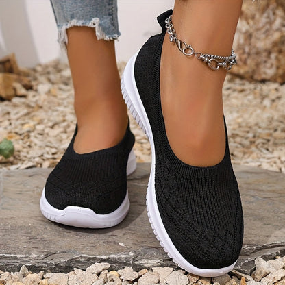 Damen Sommer Hausschuhe Atmungsaktiv Slip-On Rutschfest Fußunterstützung
