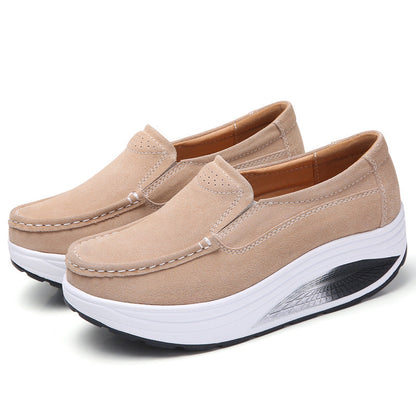Damen-Plateau-Keil-Slipper Für Draußen