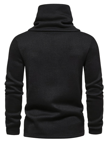 Herrenpullover mit Schalkragen für unkompliziertes Layering