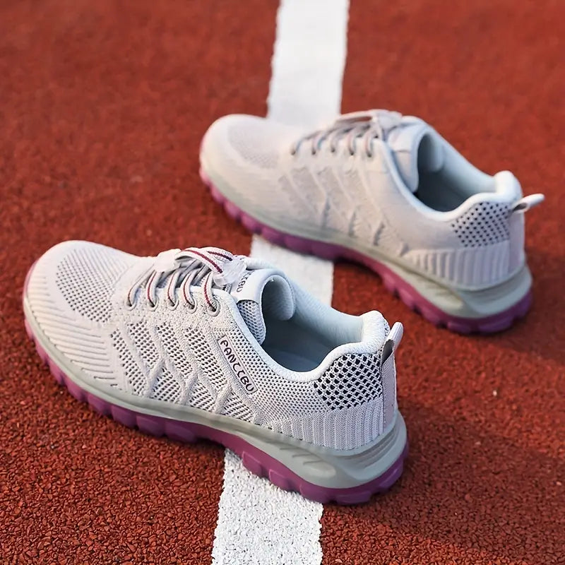 Women's Orthopedic Sneakers with Breathable Mesh and Padded Sole