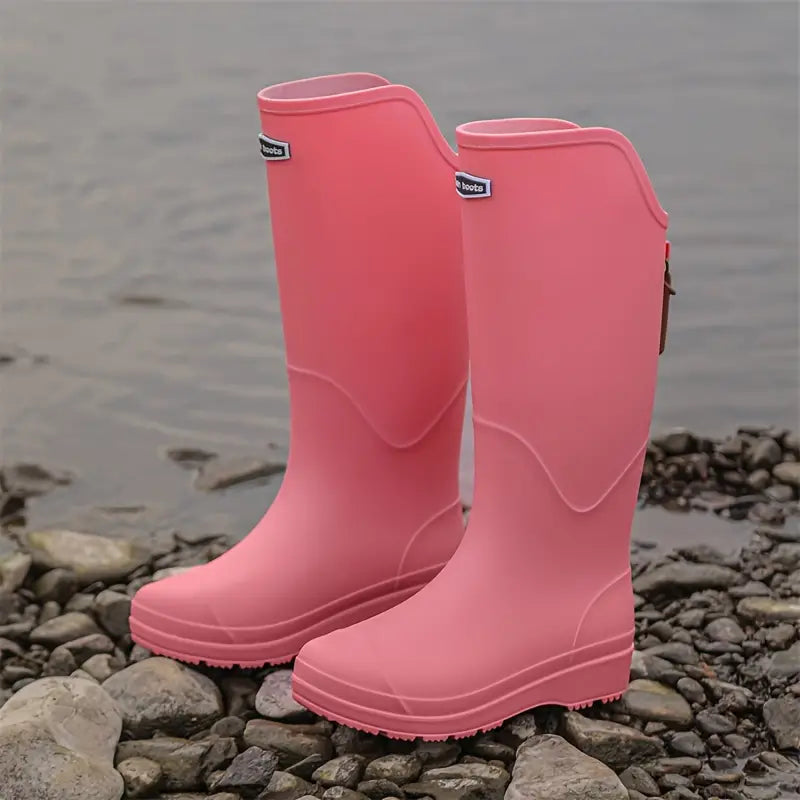 Damen Gummistiefel Für Regen Mit Modischem Design
