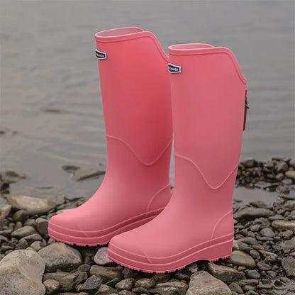 Damen Gummistiefel Für Regen Mit Modischem Design