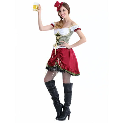 Detailansicht des Schnürmieders am Damen-Dirndl