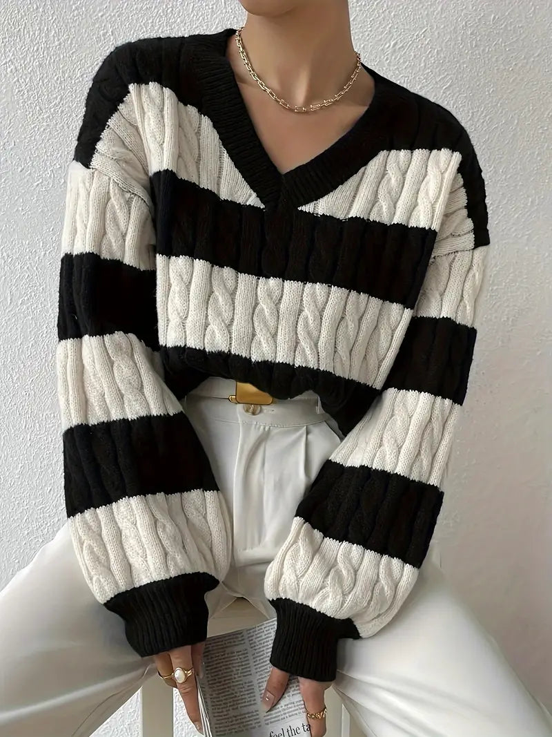 Damen Pullover Mit Lockerer Passform Und Weicher Struktur
