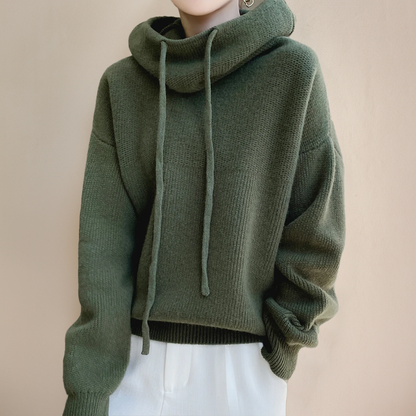 Damen Rollkragenpullover Mit Langem Arm Und Schmaler Passform