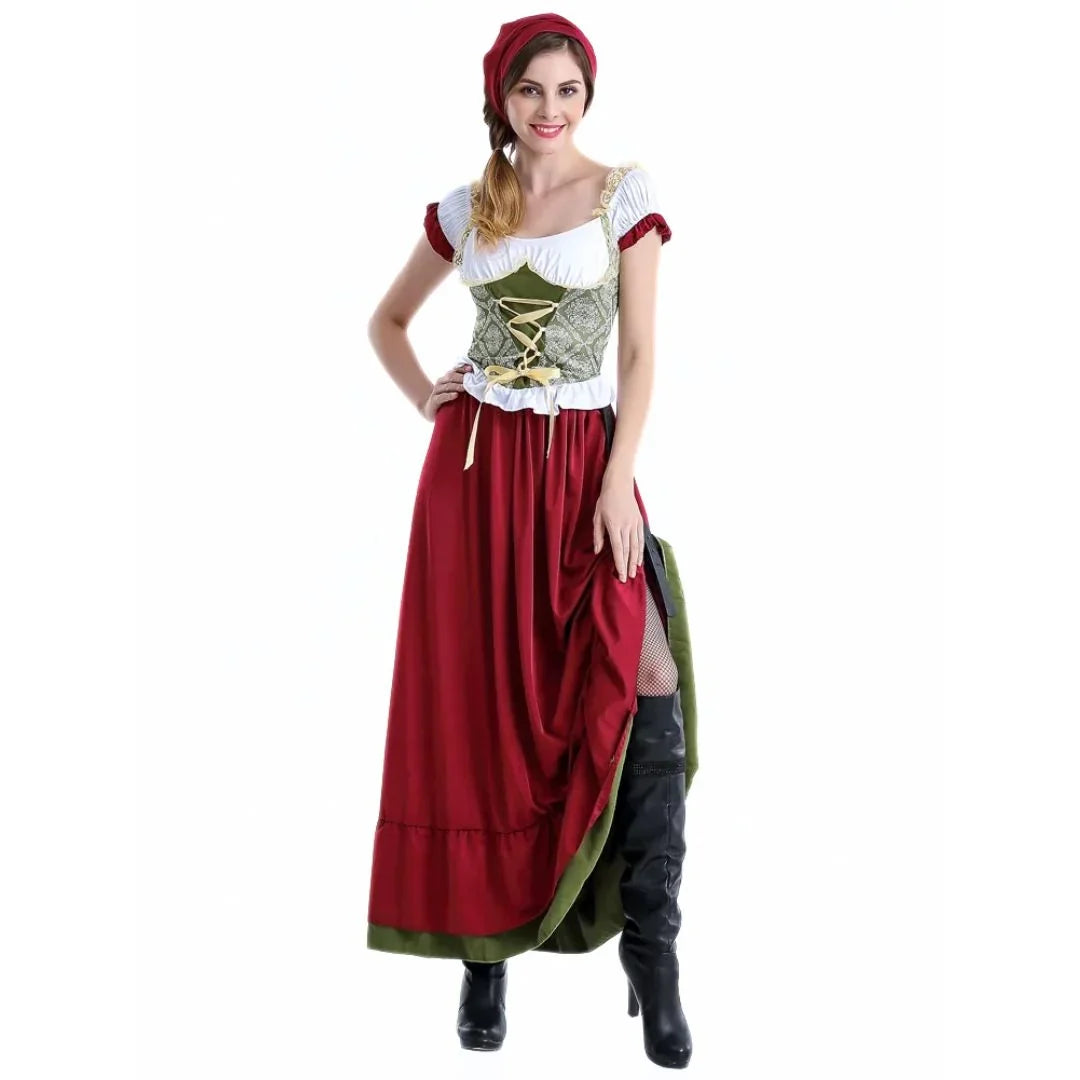 Damen-Dirndl-Kleid in verschiedenen Grössen von S bis 2XL