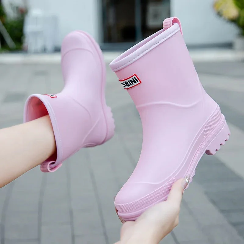 Damen-Gummistiefel mit bequemem Einstieg und schützendem Schaft