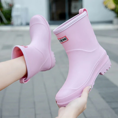 Damen-Gummistiefel mit bequemem Einstieg und schützendem Schaft