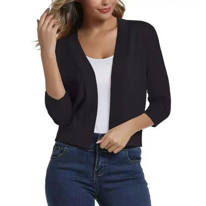 Offene Damen-Strickjacke als vielseitige Ergänzung für jedes Outfit