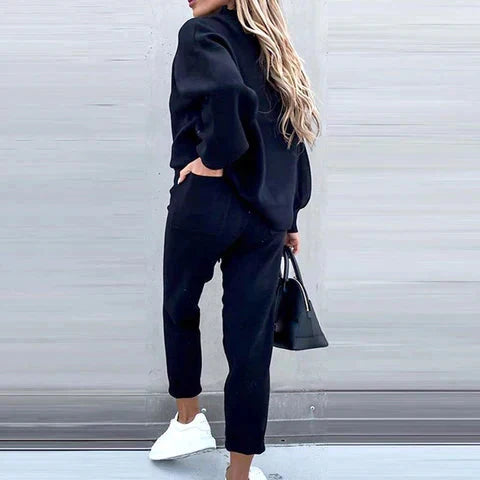 Damen-Zweiteiler für bequeme Freizeitlooks zu Hause und unterwegs
