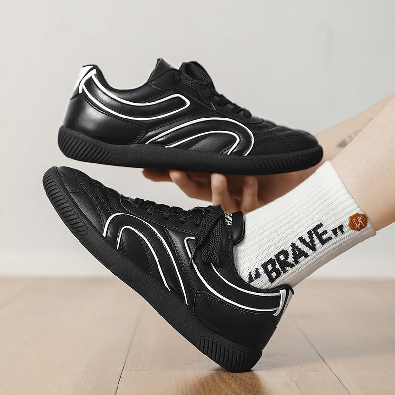 Herren Retro Sneaker mit Schnürung – Freizeitschuhe Low Top
