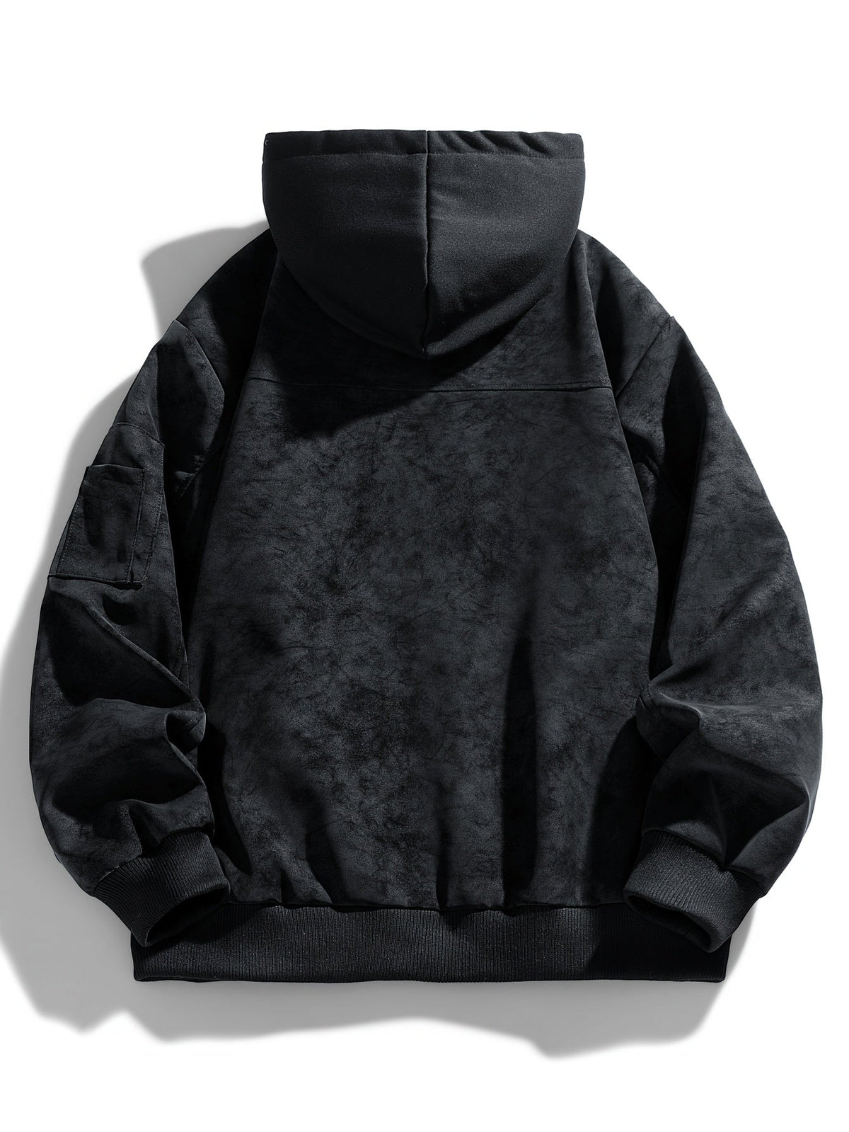 Herren-Kapuzenjacke mit geschlossenem Reissverschluss