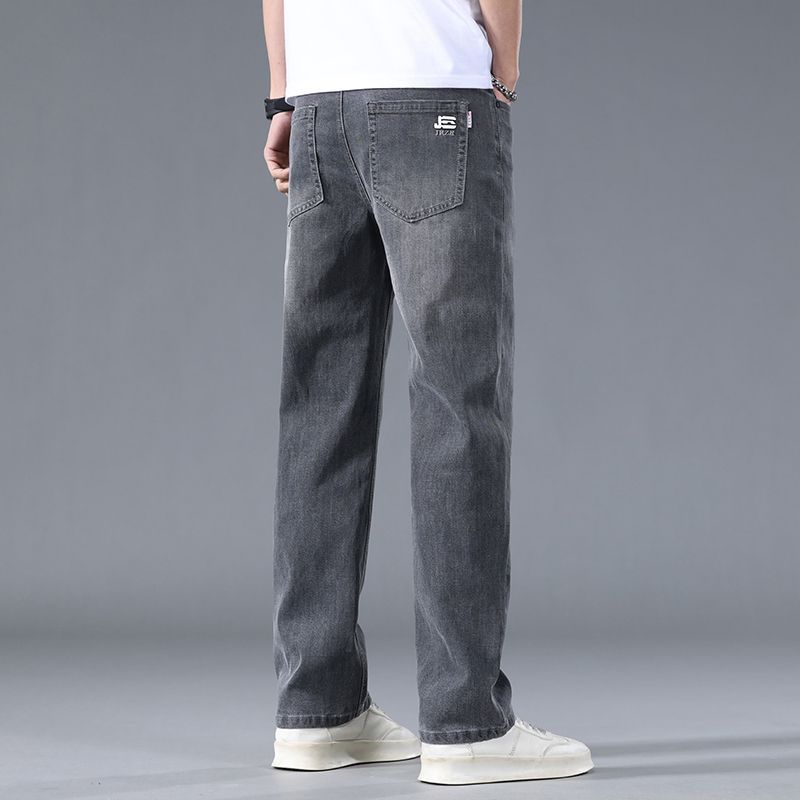 Herren Lange, Schmal Zulaufende Jeans Mit Mittelhohem Bund