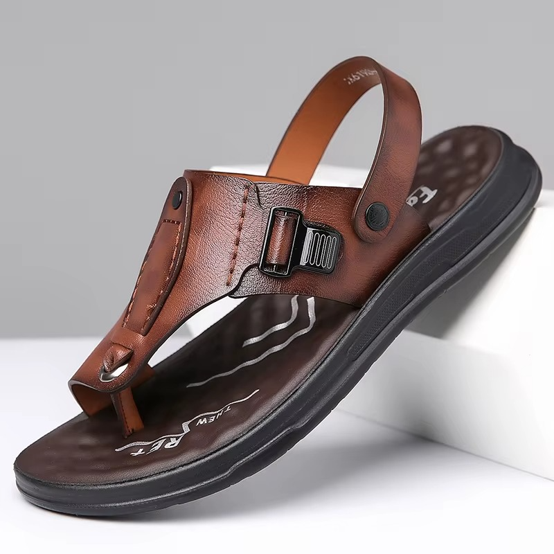 Herren-Sandalen „Beach Bree“ Mit Verstellbarem Riemen, Lässiges Sommeroutfit
