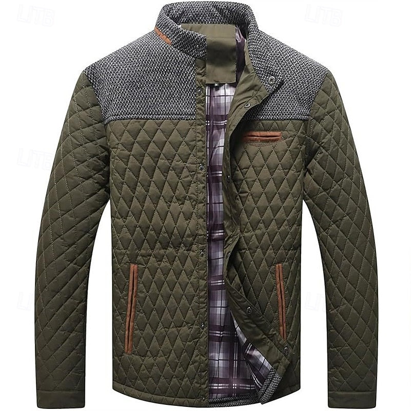 Steppjacke mit Stehkragen für die Übergangszeit