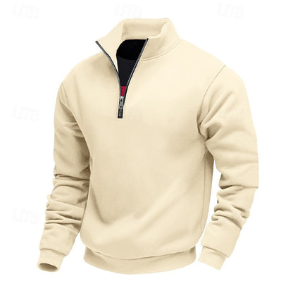 Rückansicht des Herren-Troyer-Pullovers