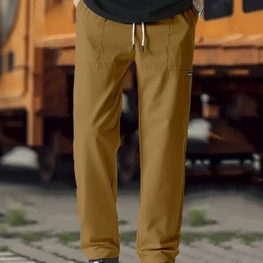 Lange, Gerade Geschnittene Sporthose Für Herren Mit Lockerer Passform