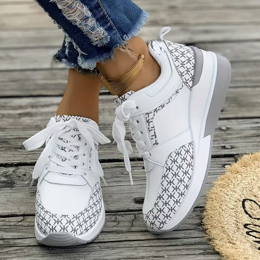 Damen Chunk-Heel-Schuhe mit dicker Sohle und orthopädischer Unterstützung