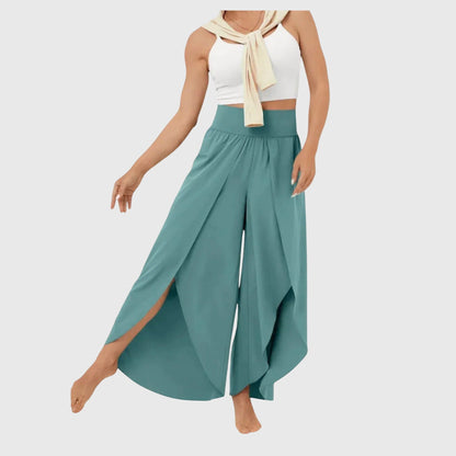 Damen Weite Sommerhose mit Lockerem Schnitt