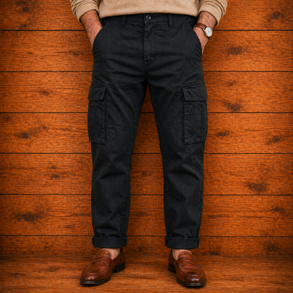 Herren Slim Cargo Hose mit Mehreren Taschen – Leichtes Design