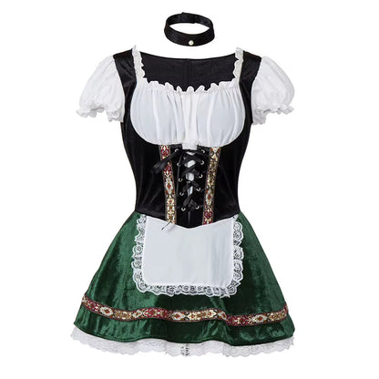 Damen-Dirndlkleid als festliche Trachtenmode für Oktoberfest und Volksfest