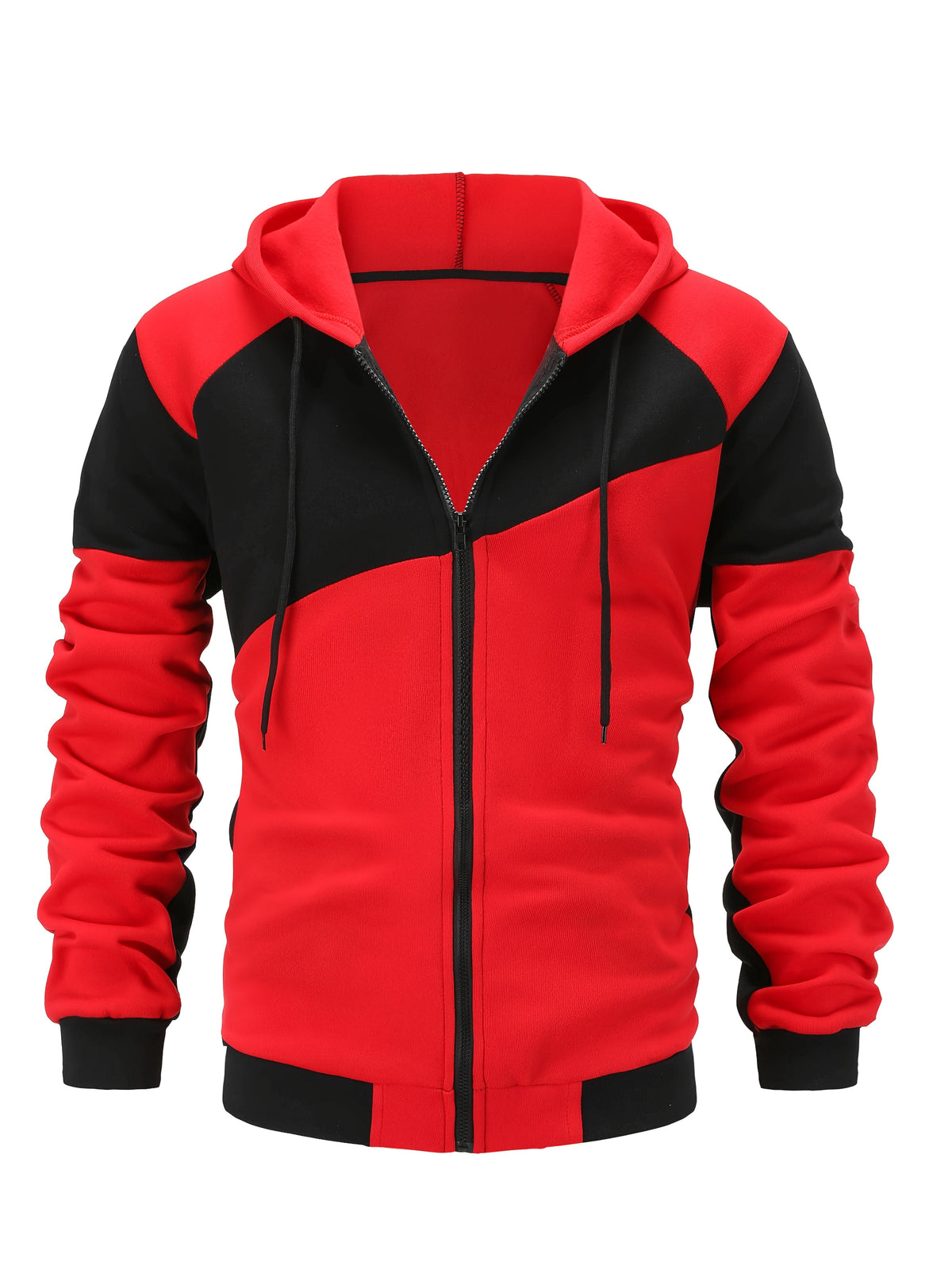 Unisex-Kapuzenjacke mit geschlossener Front und praktischer Kapuze