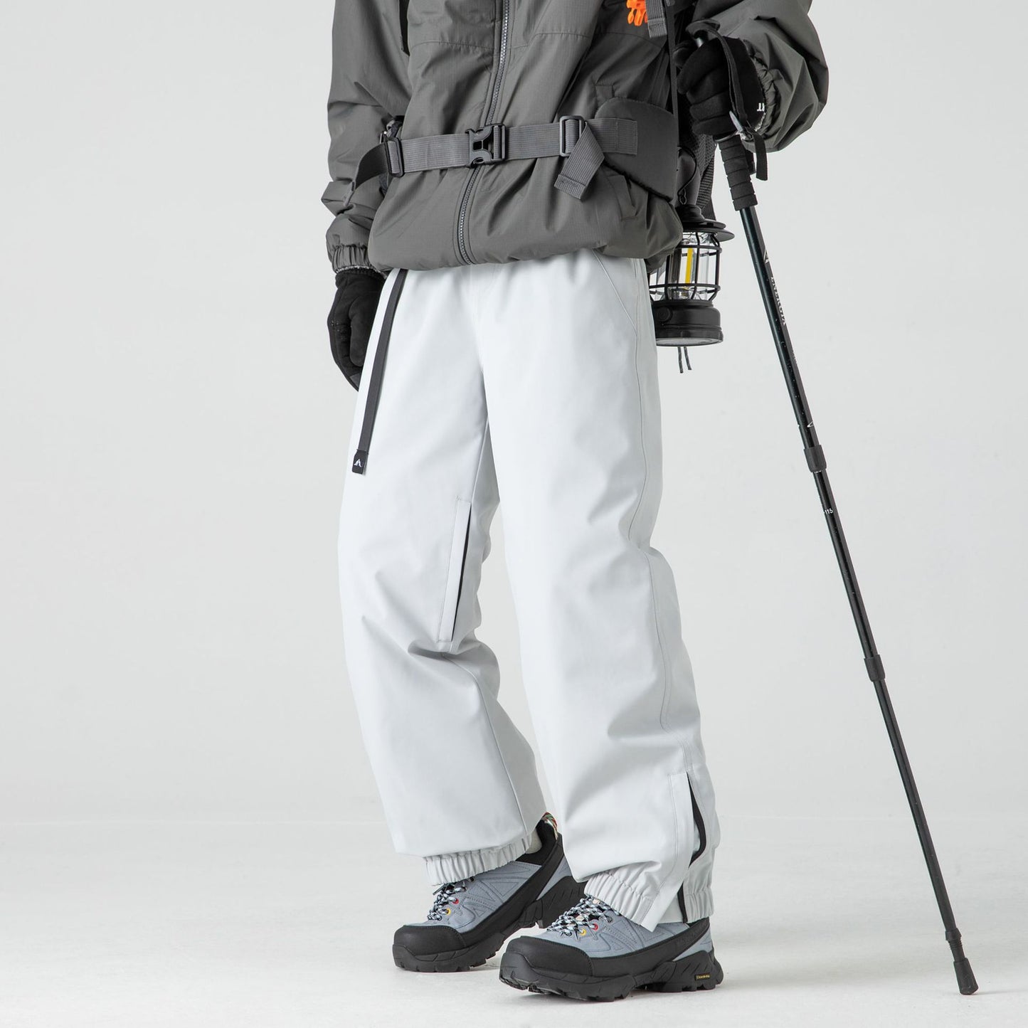Herren Skihose mit Fleecefutter und Hardshell-Design in mittlerer Taille