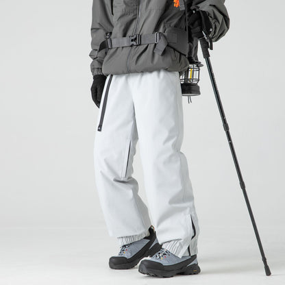 Herren Skihose mit Fleecefutter und Hardshell-Design in mittlerer Taille