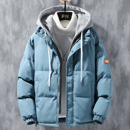 Herren Winter Steppjacke mit Frontreißverschluss und mehreren Farboptionen