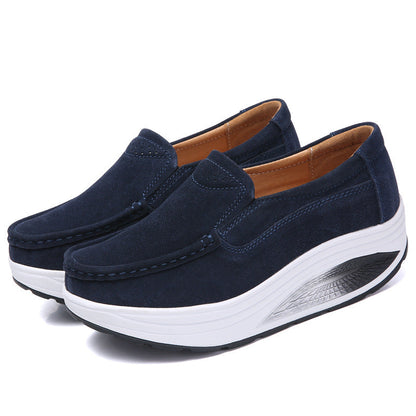 Damen-Plateau-Keil-Slipper Für Draußen