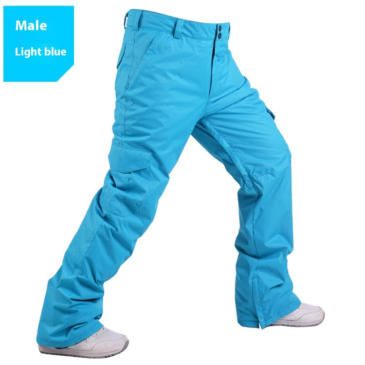 Herren Skihose Atmungsaktives Isoliertes Design Mit Lockerer Passform
