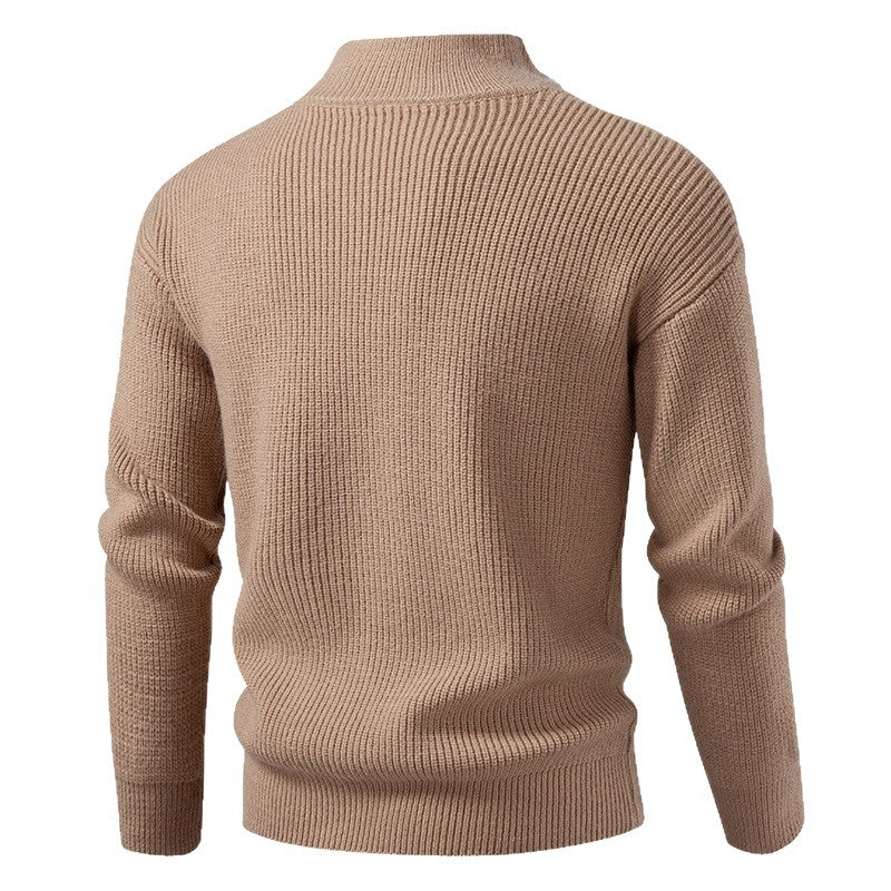 Herren Strickjacke Reißverschluss Slim Fit Langarm Frühling – Freizeit und Alltag