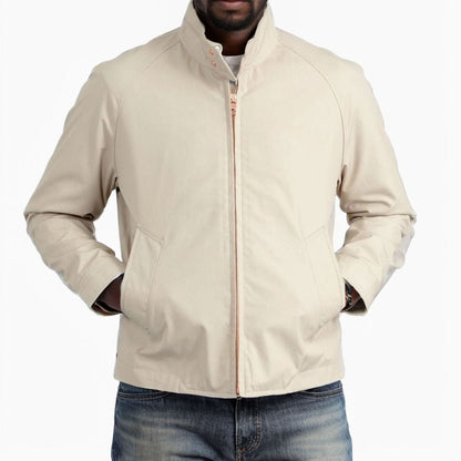 Men's Spring Jacket Mid-Length With Loose Fit And Long Sleeves