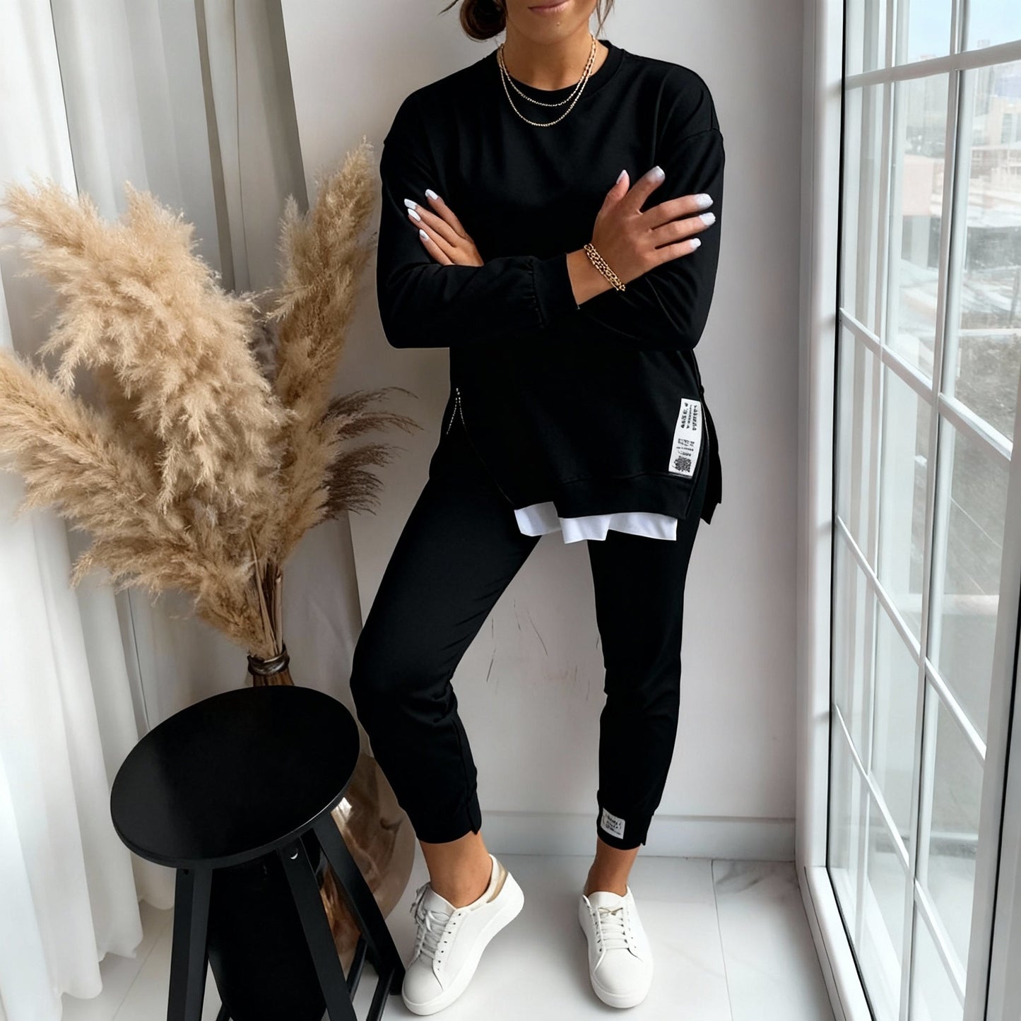 Women's Loungewear Set Pullover and Pants