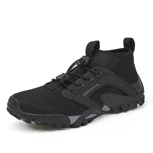 Herren Wanderschuhe Mid-Top mit rutschfester Gummisohle für Outdoor-Aktivitäten