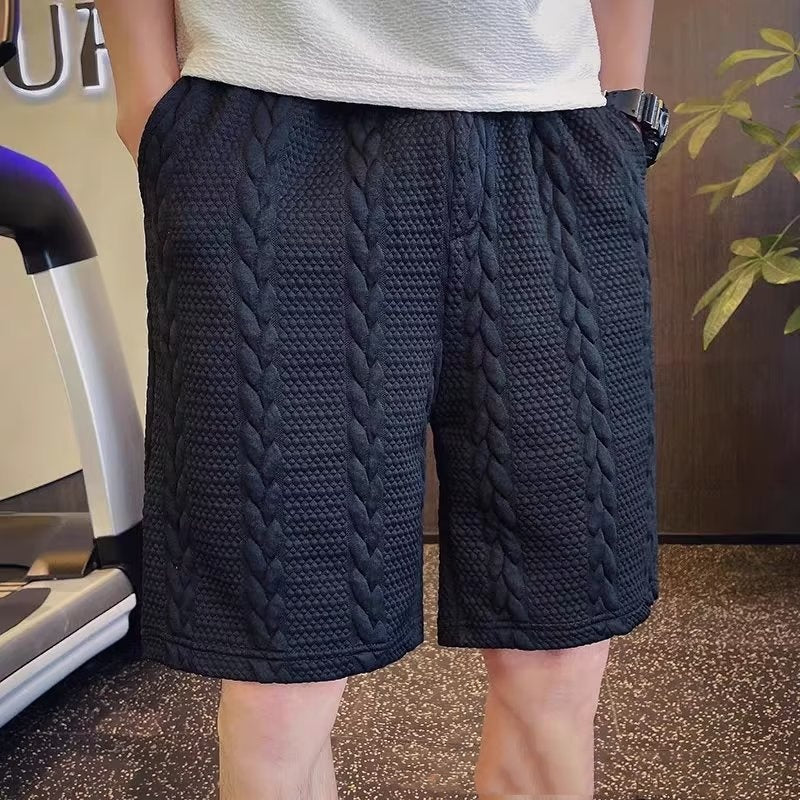 Herren Sommer Piratenshorts, Lockere Passform, Gerades Bein, Sportlicher Stil