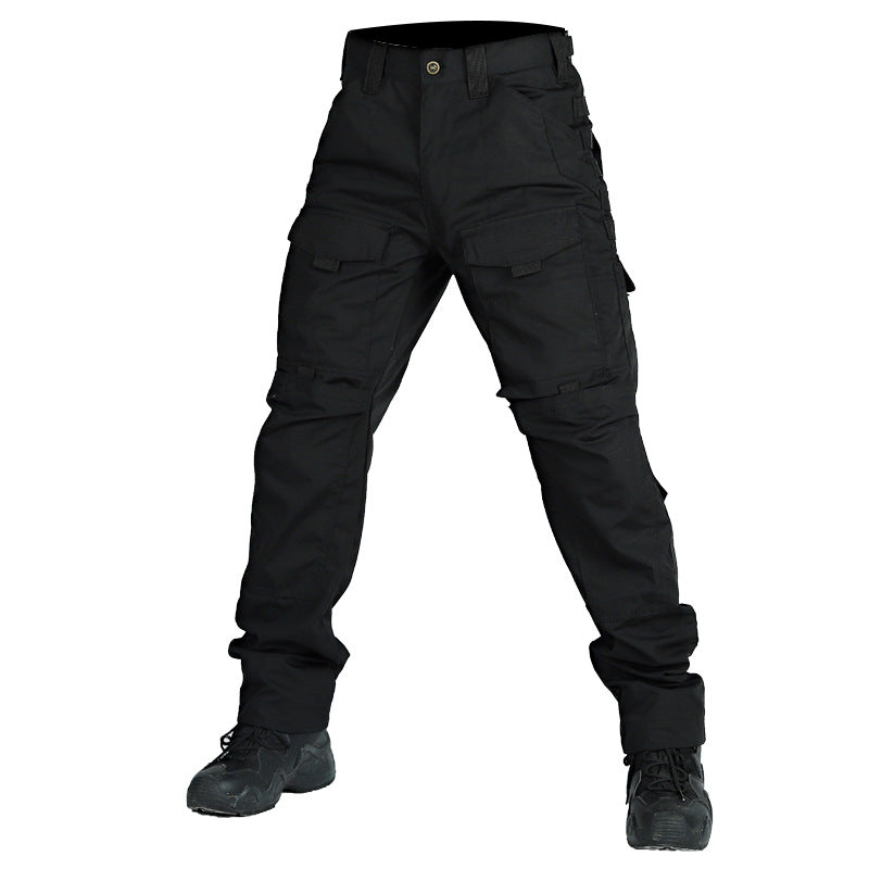 Men's Camouflage Training Pants with Multiple Pockets, Outdoor Pants