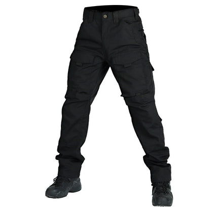 Men's Camouflage Training Pants with Multiple Pockets, Outdoor Pants