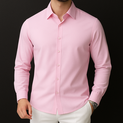 Men's Summer Shirt Stretch Design Breathable Lightweight Cut