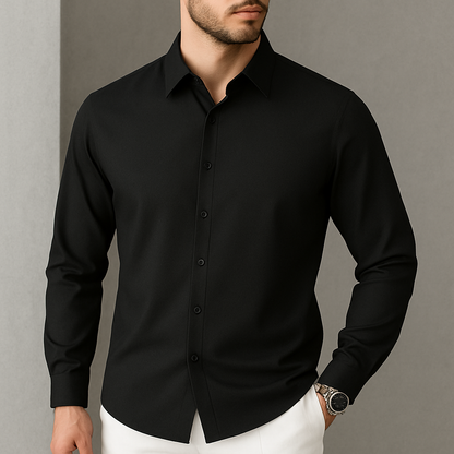 Men's Summer Shirt Stretch Design Breathable Lightweight Cut